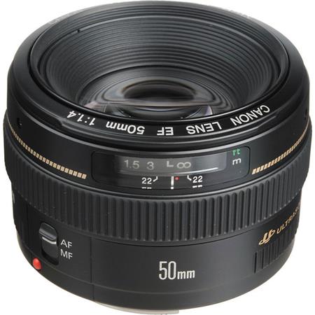Canon EF 50mm f/1.4 USM Prime Lens (for Canon DSLR Camera)
