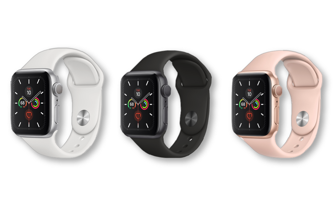 Apple Watch Series 5 (Smart Watch with GPS, 40mm, Aluminium case)