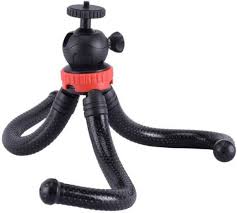 Adofys Gorillapod Tripod for Mobiles and Cameras (With Free Heavy Duty Mobile Holder, 360° Rotating Ball Head and Flexible legs, 12 Inch height, Max Load 1.5 kgs)