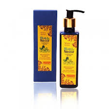 Blue Nectar  Briganantadi Shampoo (200ml, Hair Fall Control Shampoo, Contains Ayurvedic Herbs Amla, Honey & Mulethi, Suitable for Colored Hair )