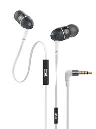 boAt BassHeads 220 Wired Earphones (In-Ear, With mic, Without Noise Cancellation, Super Extra Bass, Flat tangle free cable )