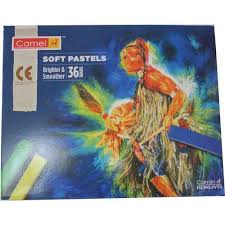 Camlin  Camel Soft Pastels Crayons  (36 shades, Square shape )