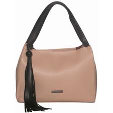 Caprese Beige Satchel for Women ( Synthetic Leather, 2 compartments, 34.5cm(W) x 27cm(H) x 27cm(D), Zip closure, 400 grams)