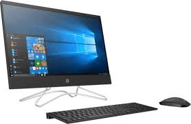 HP All-in-One Desktop 22-C0028IN (Core i3, 8th Gen, 21.5 Inch FHD, 4GB, 1TB HDD, Windows 10, MS Office, 5.39 kg)