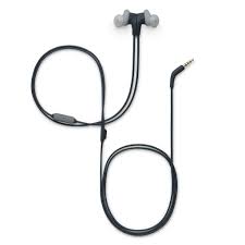 JBL Endurance Run JBLENDURRUNBLK Ear Phones (With Mic, Wired connectivity, wear either in-ear or behind-the-ear Without Noise cancellation, Sweat proof
)