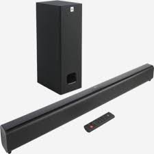 JBL Cinema SB130 Soundbar Speaker System (110 Watts Audio output, 2.1 Channel, Wired Subwoofer, Bluetooth connectivity)