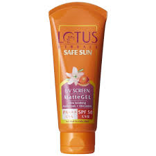 Lotus  Herbals Safe Sun protection Cream (100ml, UV Screen Matte Gel, SPF 50, for Normal to Oily skin)