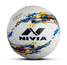 Nivia Trainer Football (Ideal For Training/Match, Rubberized Hand Stitched, Waterproof)