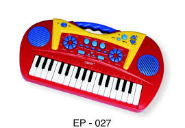 Sadbhavna Orpat  Piano Instrument EP-027E (ith Record key, Stop key, Instrument key, Demo select key, Drum and sound effect keys, Rhythm keys, Tempo up and down, Volume up and down, Chord on and off key, Notes, one key and one note key, Edit sound key and Program key)