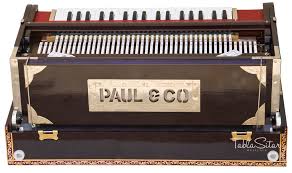 Paul & Company Professional Harmonium (3 Reed, 9 Scale Changer with Gig Bag, Aged teak and premium quality Palitana reeds.)