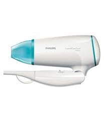 Philips BHD006/00 Essential Care Hair Dryer (1600W, 3 Speed Setting, ThermoProtect temperature setting, Foldable Handle, 1.8m Cord, Quieter Drying)
