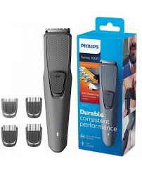 Philips  BT1215/15 Cordless Beard Trimmer  (Stainless steel blades, DuraPower, 60min cordless use, USB charging, )