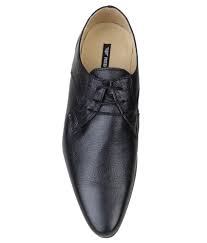 Red Tape Black Formal Shoes for Men (Leather top, Lace up closure, PVC sole, Regular width)
