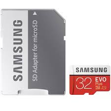 Samsung EVO Plus 32 GB Memory Card  (Micro SDHC Class 10, 95 MB per second, With Adapter)
