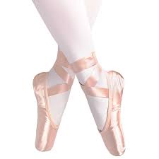 The Dance Bible  professional Ballet Pointe Shoes for Women (Satin Pink, With free gel toe pad, Suede leather outsole, Soft breathable insole)