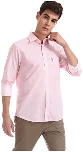 US Polo Assn. Printed Regular Fit Shirt for Men (100% Cotton, Long sleeves, Machine Wash)